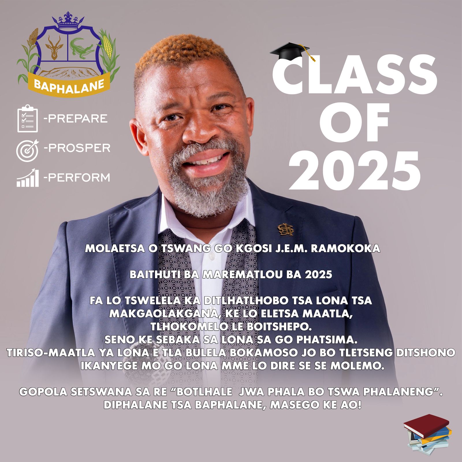 Motivational message for Grade 12 learners